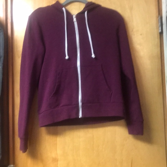 Maroon zip up hoodie - Picture 1 of 2